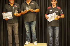 D Class: 2nd Reuben & Shane Mason, 1st Hamish Auret & Paul Barnes, 3rd Derek Smyth & Paul Chapman