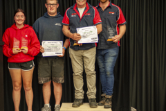 K Class: 2nd Willow Eayrs & Daniel Whiting, 1st Brent & Michael Ward, 3rd Luke Mickell & Bradley Laird